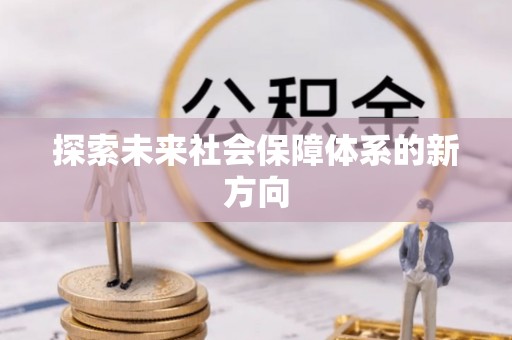 蒸湘探索未来社会保障体系的新方向