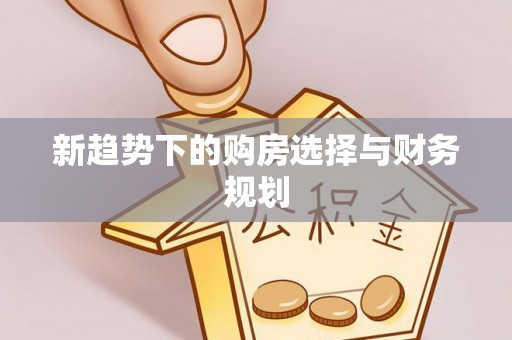 蒸湘新趋势下的购房选择与财务规划