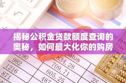 蒸湘揭秘公积金贷款额度查询的奥秘，如何最大化你的购房资金