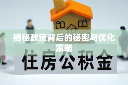 蒸湘揭秘政策背后的秘密与优化策略