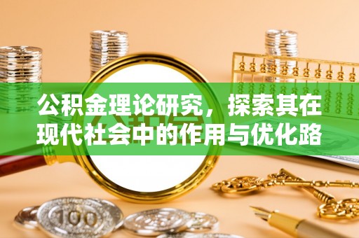 蒸湘公积金理论研究，探索其在现代社会中的作用与优化路径