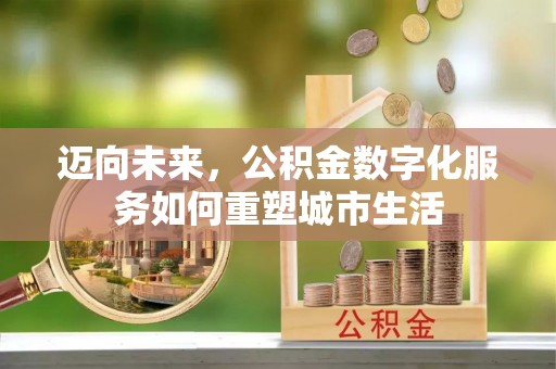 蒸湘迈向未来，公积金数字化服务如何重塑城市生活