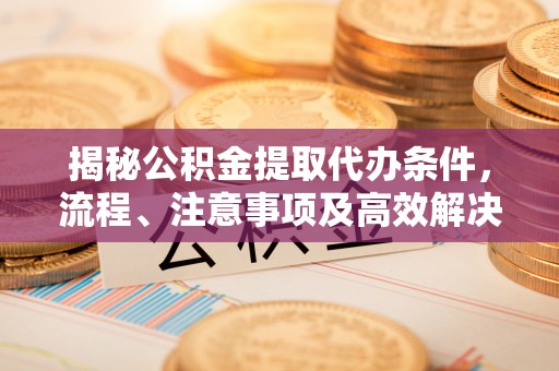 蒸湘揭秘公积金提取代办条件，流程、注意事项及高效解决方案