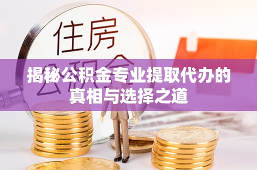 蒸湘揭秘公积金专业提取代办的真相与选择之道
