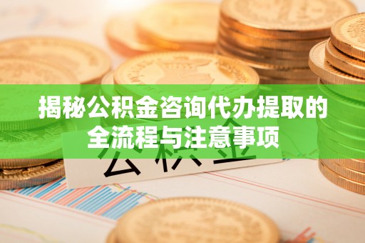 蒸湘揭秘公积金咨询代办提取的全流程与注意事项