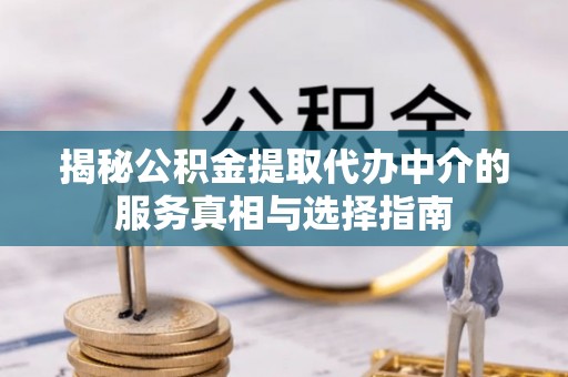 蒸湘揭秘公积金提取代办中介的服务真相与选择指南