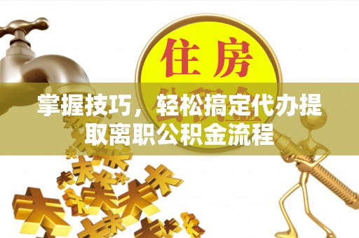 蒸湘掌握技巧，轻松搞定代办提取离职公积金流程