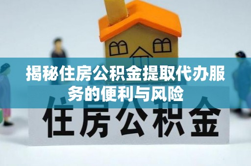 蒸湘揭秘住房公积金提取代办服务的便利与风险