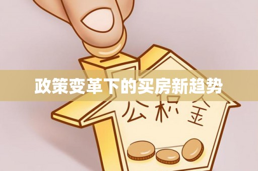 蒸湘政策变革下的买房新趋势
