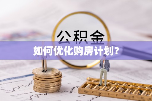 蒸湘如何优化购房计划？