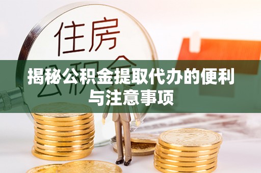 蒸湘揭秘公积金提取代办的便利与注意事项