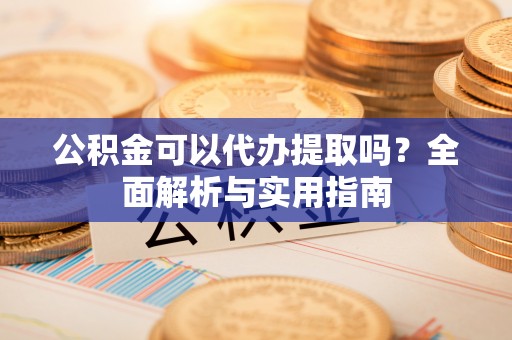 蒸湘公积金可以代办提取吗？全面解析与实用指南