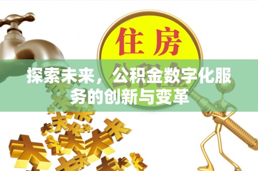 蒸湘探索未来，公积金数字化服务的创新与变革