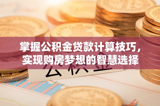 蒸湘掌握公积金贷款计算技巧，实现购房梦想的智慧选择