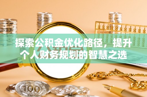 蒸湘探索公积金优化路径，提升个人财务规划的智慧之选