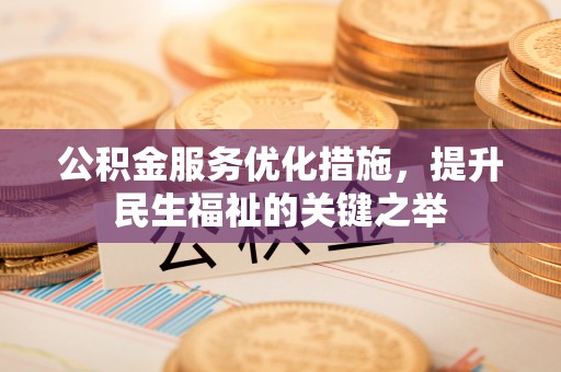 蒸湘公积金服务优化措施，提升民生福祉的关键之举