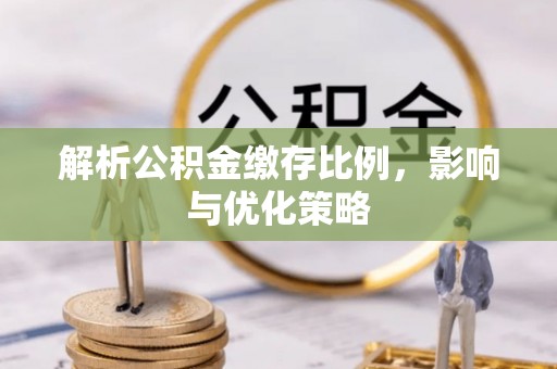蒸湘解析公积金缴存比例，影响与优化策略