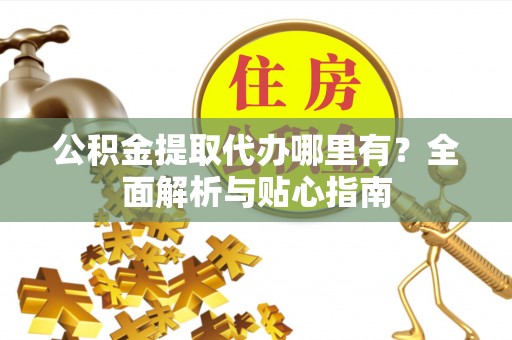 蒸湘公积金提取代办哪里有？全面解析与贴心指南