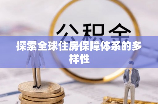 蒸湘探索全球住房保障体系的多样性