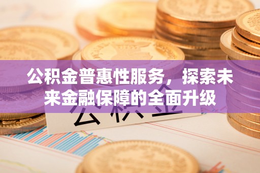 蒸湘公积金普惠性服务，探索未来金融保障的全面升级