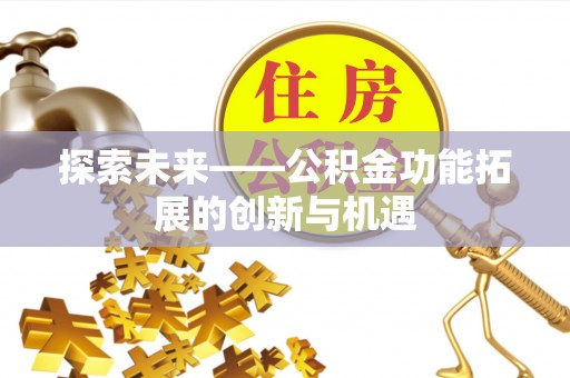 蒸湘探索未来——公积金功能拓展的创新与机遇