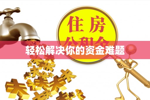 蒸湘轻松解决你的资金难题