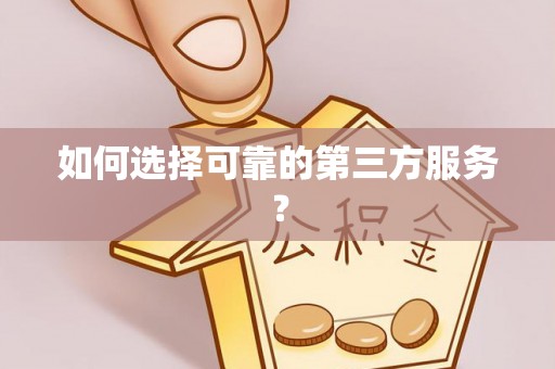蒸湘如何选择可靠的第三方服务？