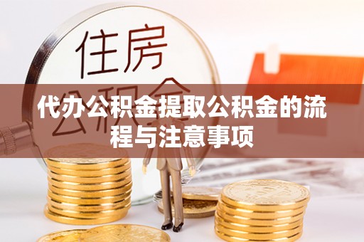 蒸湘代办公积金提取公积金的流程与注意事项