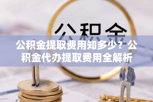 蒸湘公积金提取费用知多少？公积金代办提取费用全解析