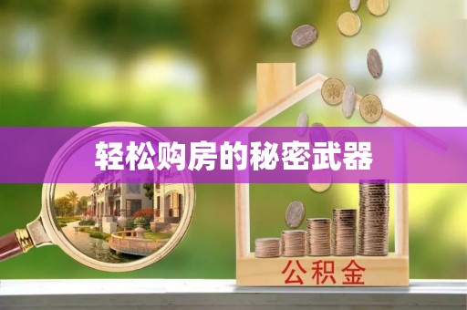 蒸湘轻松购房的秘密武器