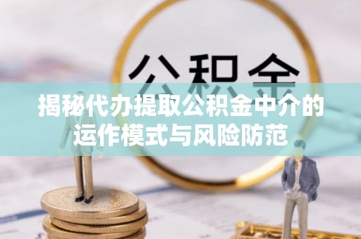 蒸湘揭秘代办提取公积金中介的运作模式与风险防范