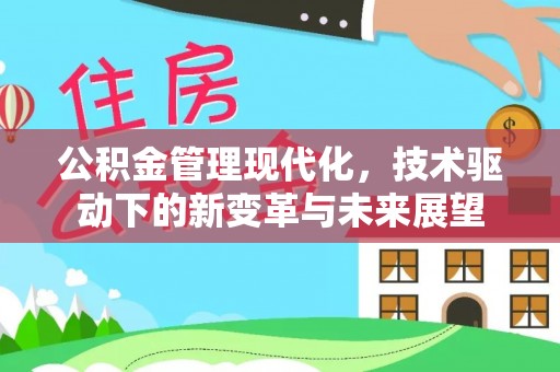 蒸湘公积金管理现代化，技术驱动下的新变革与未来展望