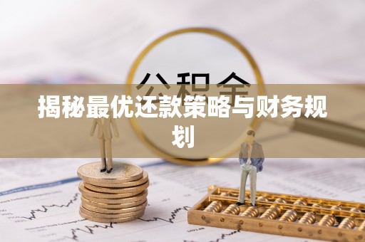 蒸湘揭秘最优还款策略与财务规划