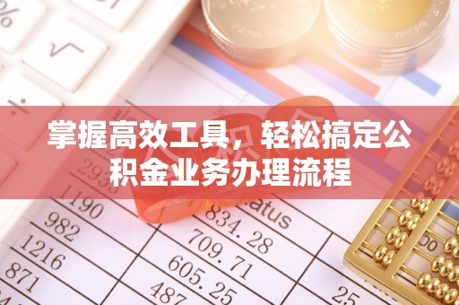蒸湘掌握高效工具，轻松搞定公积金业务办理流程