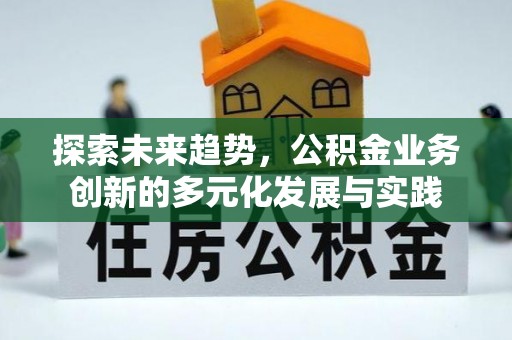 蒸湘探索未来趋势，公积金业务创新的多元化发展与实践