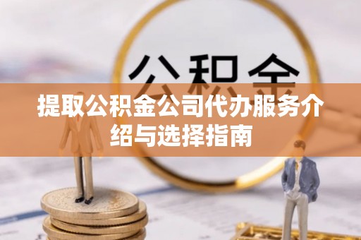 蒸湘提取公积金公司代办服务介绍与选择指南