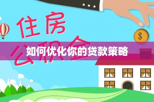 蒸湘如何优化你的贷款策略
