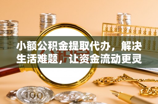 蒸湘小额公积金提取代办，解决生活难题，让资金流动更灵活