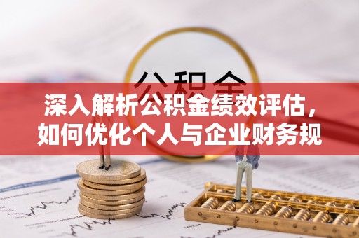 蒸湘深入解析公积金绩效评估，如何优化个人与企业财务规划